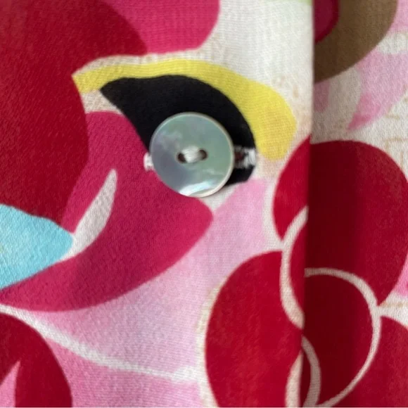 Belissimo Pink Floral Blouse Size 1X - Picture 9 of 10